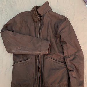 Sherpa Lined Bomber Jacket